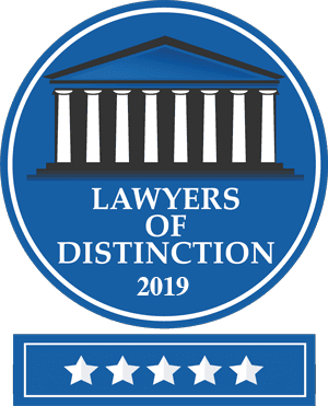 Lawyers of Distinction badge